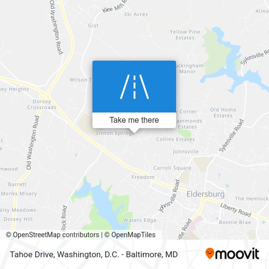 Mapa de Tahoe Drive