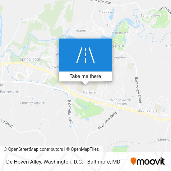 Mapa de De Hoven Alley