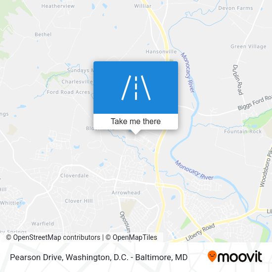 Mapa de Pearson Drive