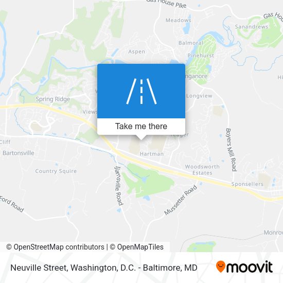 Neuville Street map