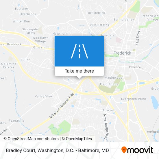 Bradley Court map