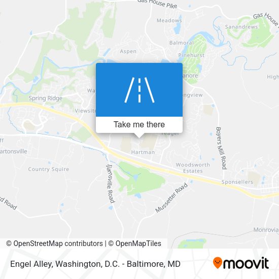 Engel Alley map