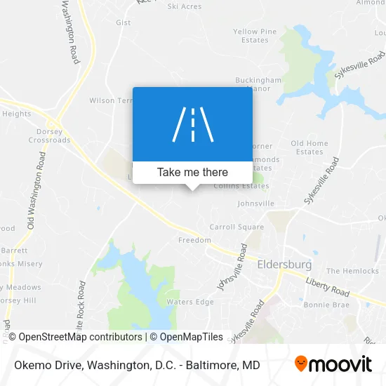 Okemo Drive map
