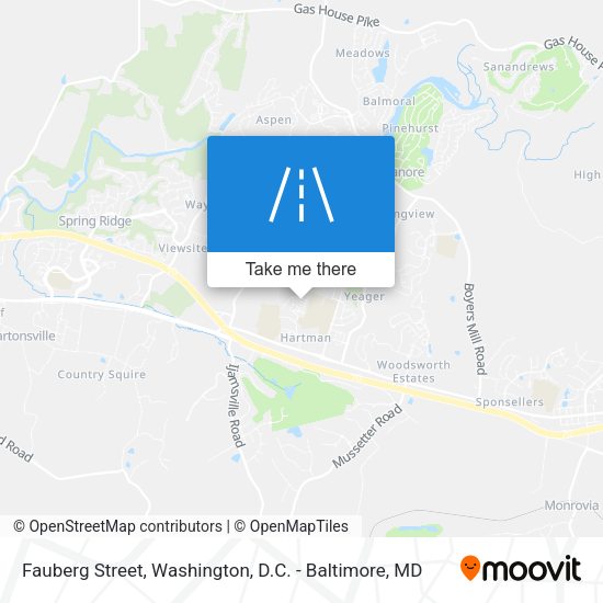 Fauberg Street map