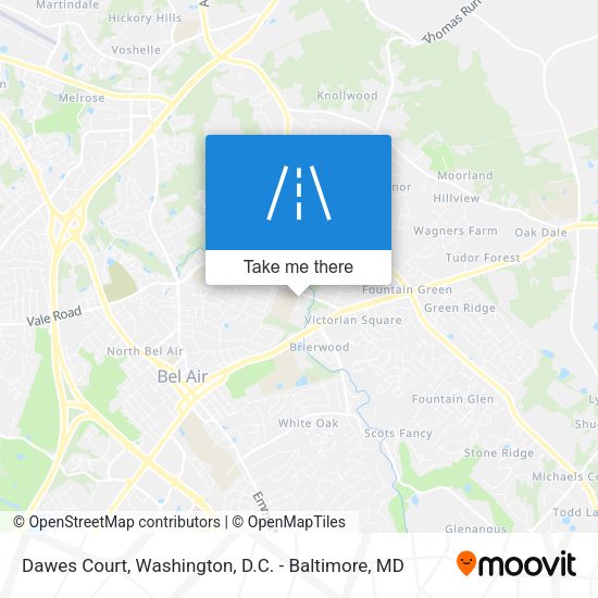 Dawes Court map