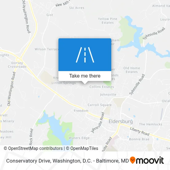 Conservatory Drive map