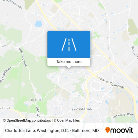 Charlottes Lane map