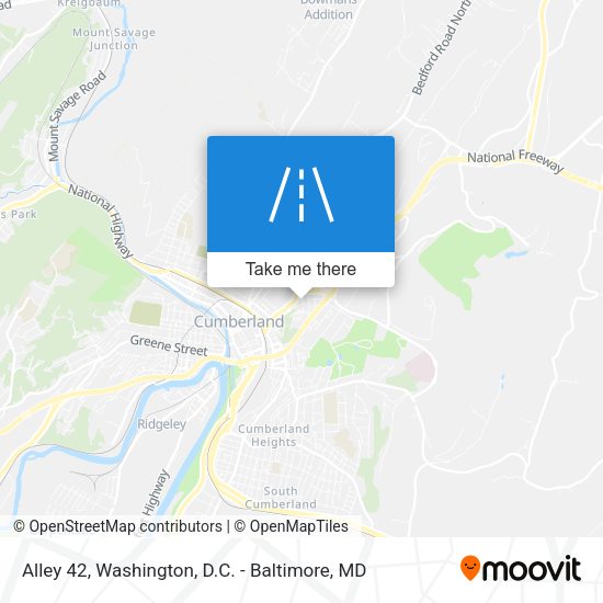 Mapa de Alley 42
