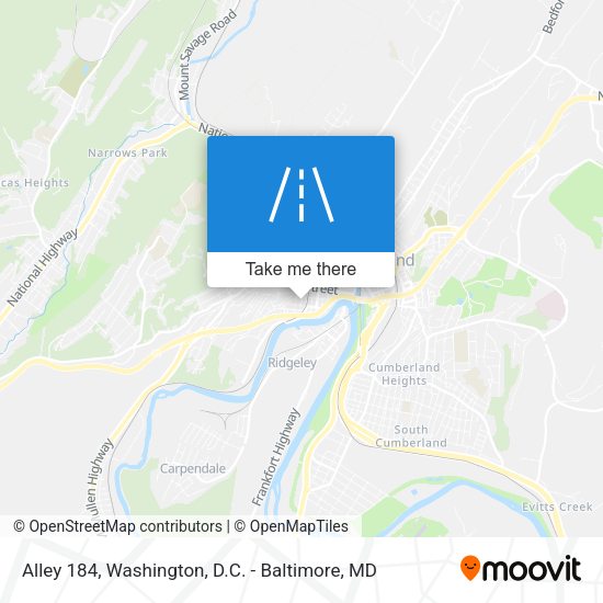 Alley 184 map