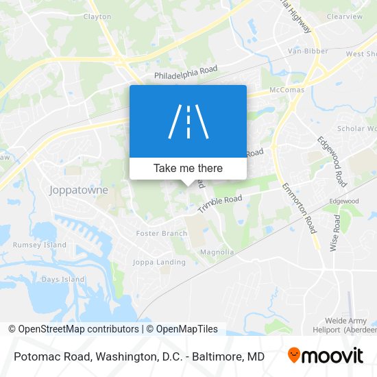 Potomac Road map