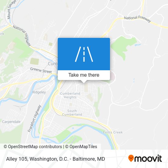 Alley 105 map