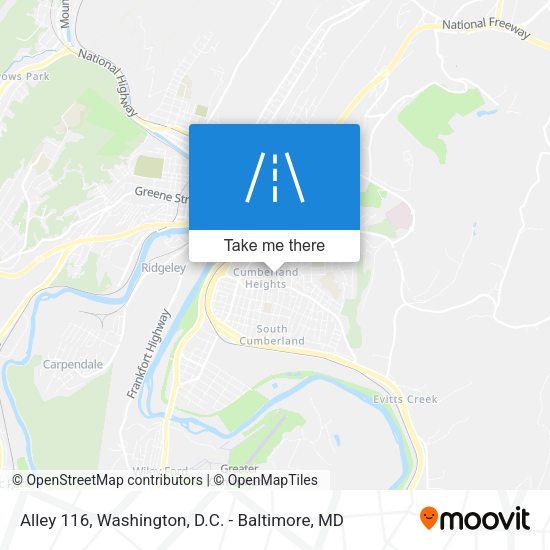 Alley 116 map