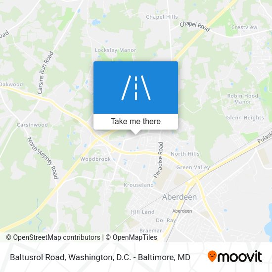 Mapa de Baltusrol Road