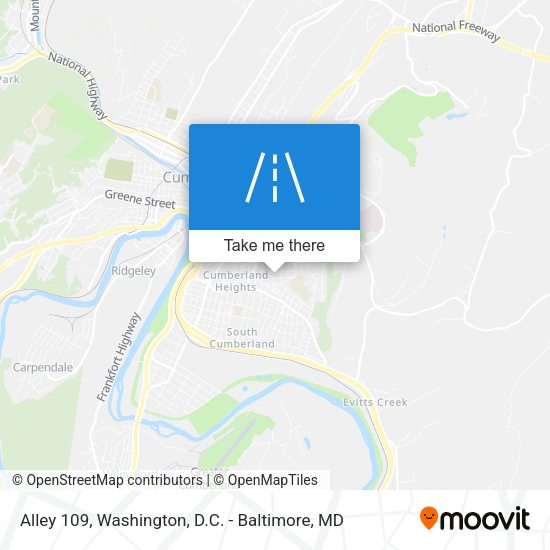 Alley 109 map