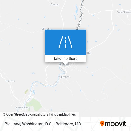 Big Lane map