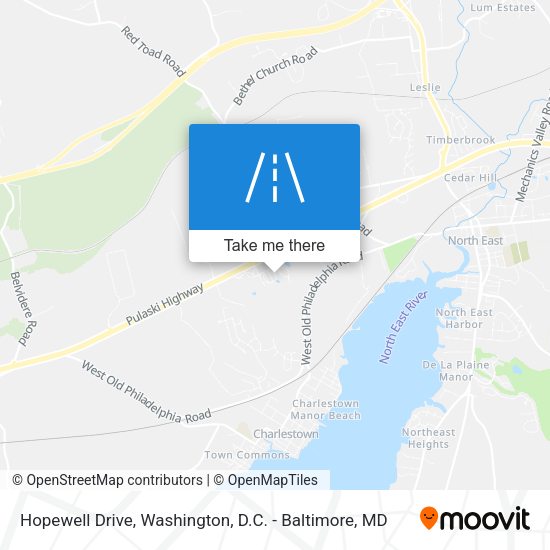 Hopewell Drive map