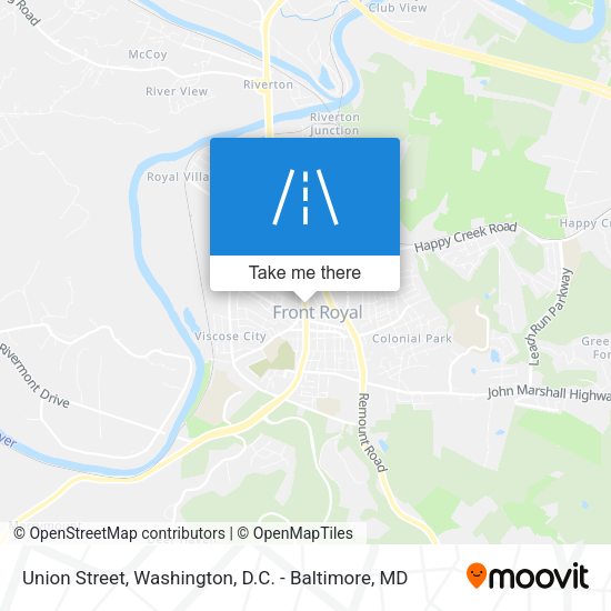 Mapa de Union Street