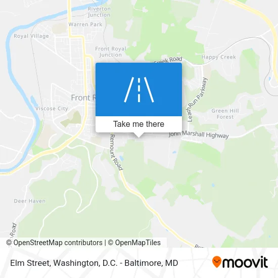 Elm Street map