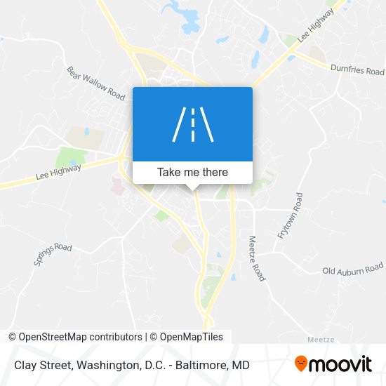 Clay Street map