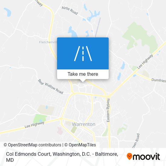 Mapa de Col Edmonds Court