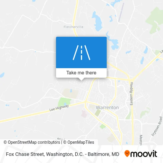 Fox Chase Street map
