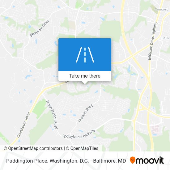 Paddington Place map