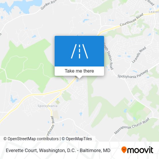 Mapa de Everette Court
