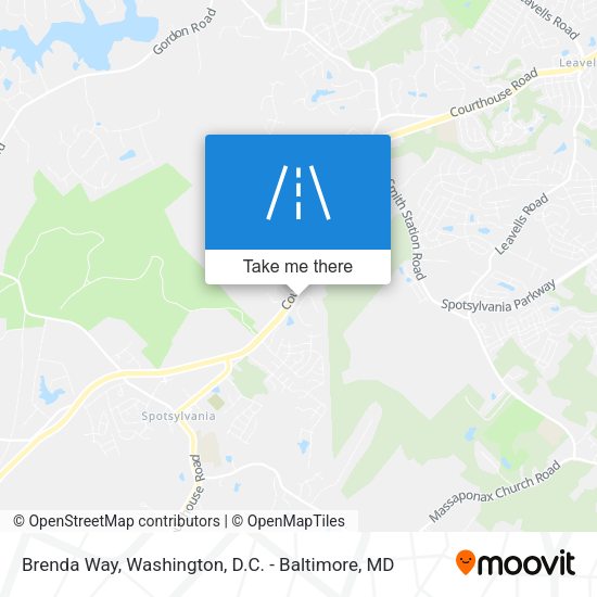 Brenda Way map