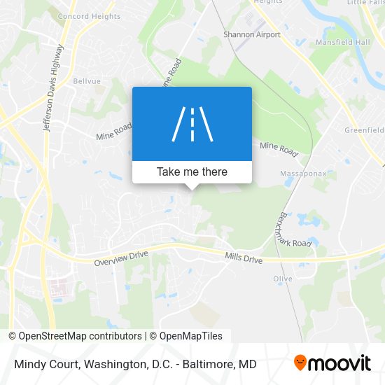 Mapa de Mindy Court