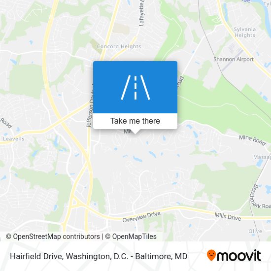 Mapa de Hairfield Drive