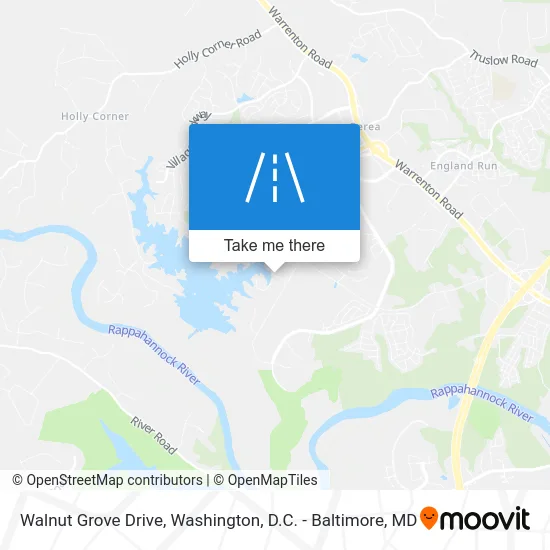 Walnut Grove Drive map