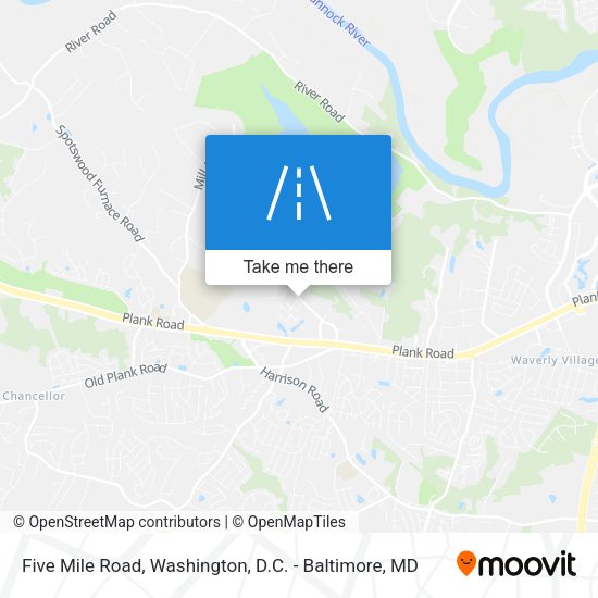 Mapa de Five Mile Road