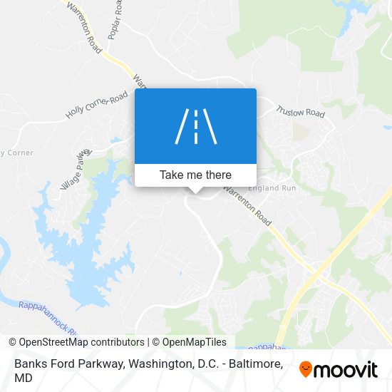 Banks Ford Parkway map