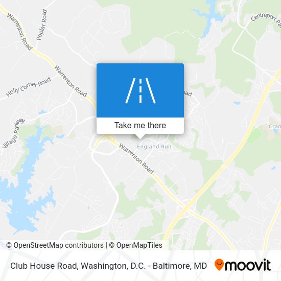 Mapa de Club House Road