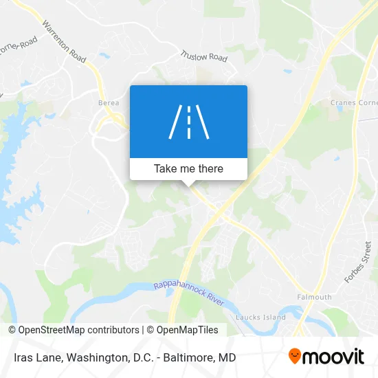 Iras Lane map