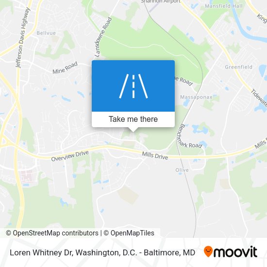 Mapa de Loren Whitney Dr