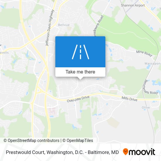 Prestwould Court map