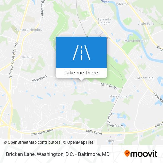 Bricken Lane map