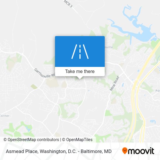 Asmead Place map