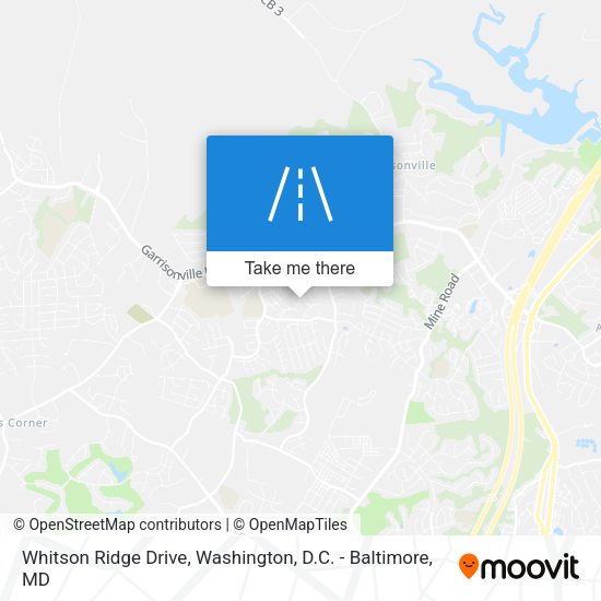 Whitson Ridge Drive map