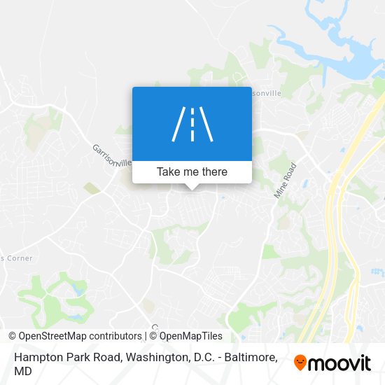 Mapa de Hampton Park Road