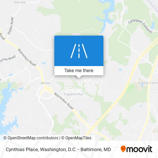 Cynthias Place map