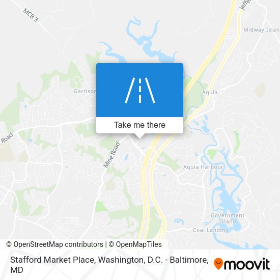 Mapa de Stafford Market Place