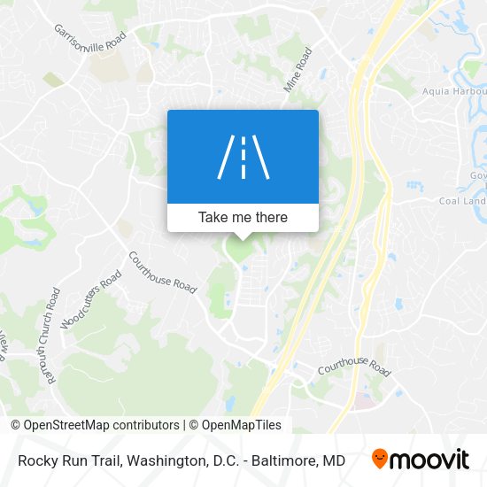 Rocky Run Trail map