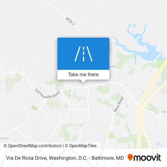 Via De Rosa Drive map