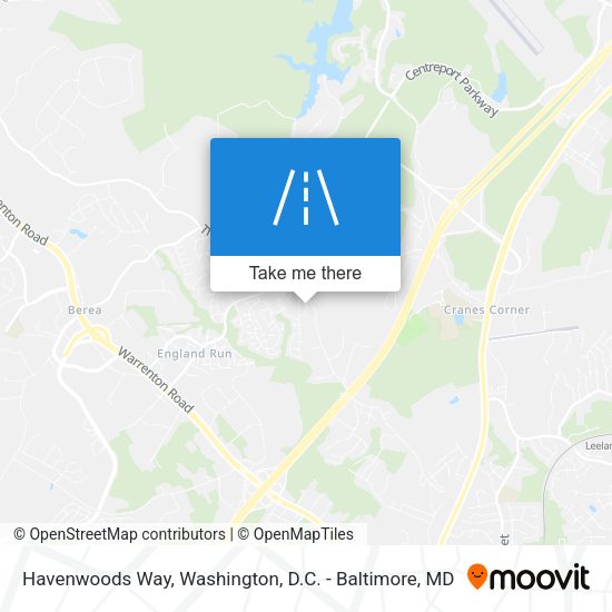 Mapa de Havenwoods Way