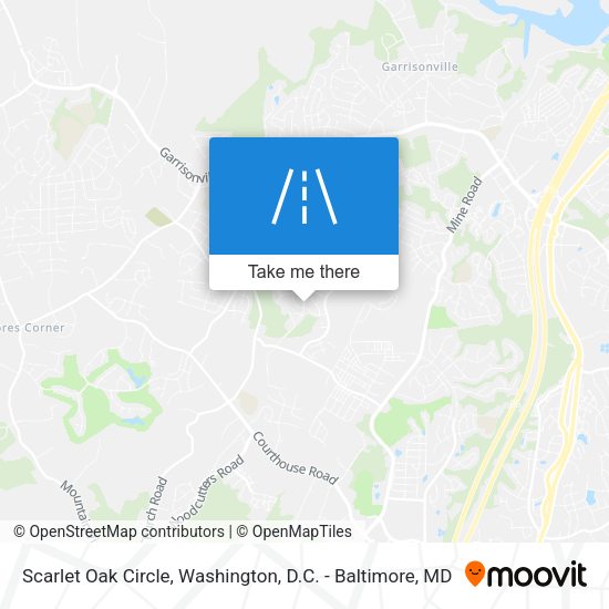 Mapa de Scarlet Oak Circle
