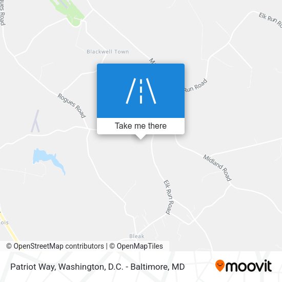 Patriot Way map