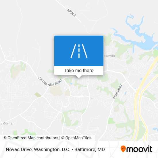 Novac Drive map