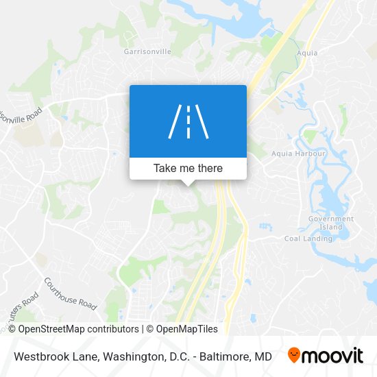 Westbrook Lane map